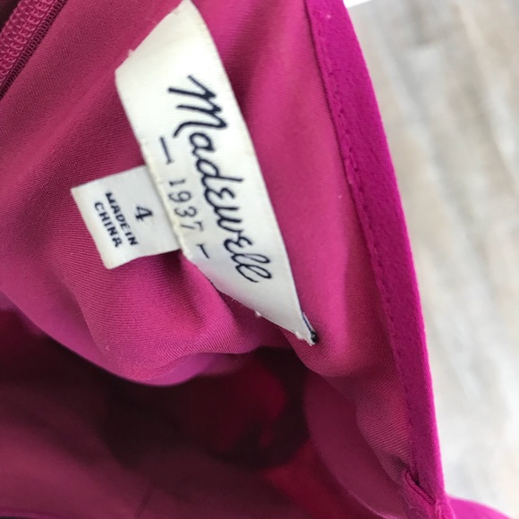 🍁Madewell silk cami dress (fuschia) - Picture 3 of 5